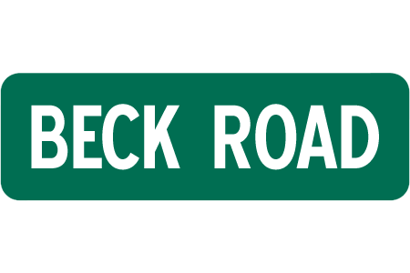 Beck Road in Comal County near Bulverde, Texas will experience increased truck traffic from planned Vulcan quarry