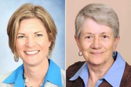 Candidates for Comal County Commissioner, Precinct 4: Jen Crownover (L) and Dorothy Carroll (R)