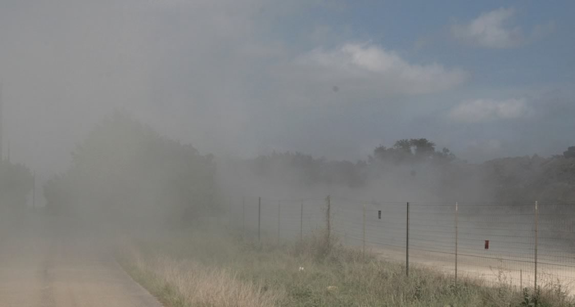 Interior quarry construction road (unregulated source point)