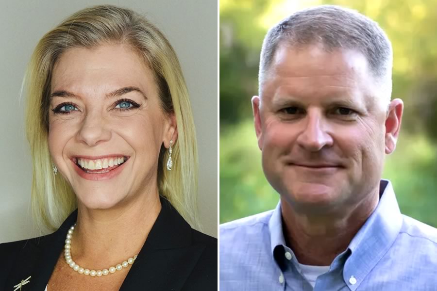 2020 General Election candidates for Comal County Commissioner, Precinct 3: Colette Nies and Kevin Webb