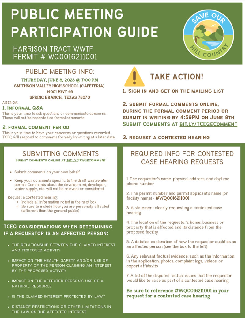 Harrison Tract Wastewater Permit Public Participation Guide